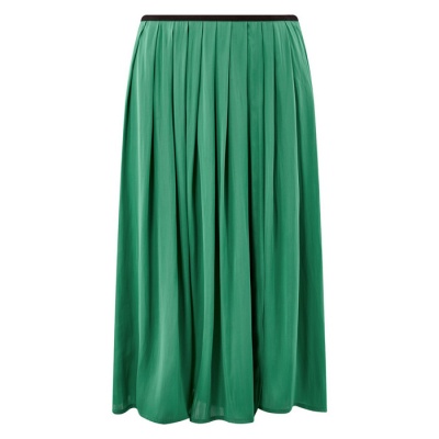 Плиссированная юбка зеленая S